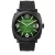 WATCHPEOPLE WP2 - Fekete, zöld, férfi karóra - 45 mm - (700989)