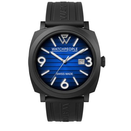 WATCHPEOPLE WP2 - Fekete, kék, férfi karóra - 45 mm - (700992)