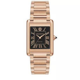   WATCHPEOPLE WP6 - Fekete, rozé arany,  női karóra - 23 mm - (701057)