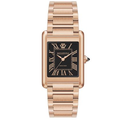 WATCHPEOPLE WP6 - Fekete, rozé arany,  női karóra - 23 mm - (701057)