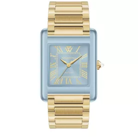   WATCHPEOPLE WP6 - Arany, lágy kék,  női karóra - 27 mm - (701062)