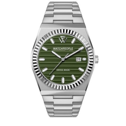 WATCHPEOPLE WP1 - Időtlen zöld, unisex karóra - 41 mm - (701167)