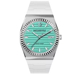   WATCHPEOPLE WP1 - Fehér, türkiz, női karóra - 36 mm - (701174)