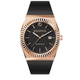   WATCHPEOPLE WP1 - Rozé arany, fekete, női karóra - 36 mm - (701177)