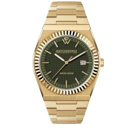 WATCHPEOPLE WP1 - Arany, zöld, unisex karóra - 41 mm - (701186)