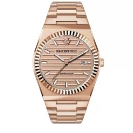   WATCHPEOPLE WP1 - Rozé arany, unisex karóra - 41 mm - (701199)