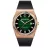 WATCHPEOPLE WP1 - Rozé arany, fekete, zöld, unisex karóra - 41 mm - (701207)