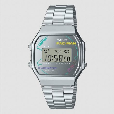 Casio PAC-MAN x Casio Vintage collection, unisex karóra - 37 mm - (A168WEPC-7AER)
