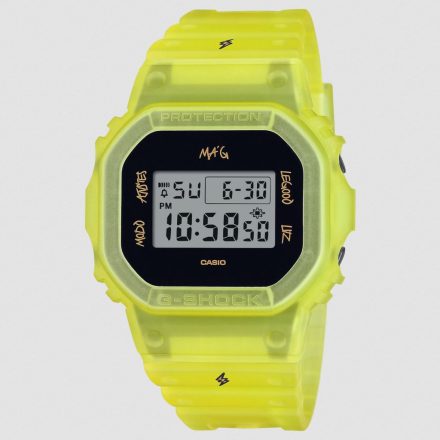 Casio G-shock J Balvin collaboration model, férfi karóra - 44 mm - (DWE-5600JB-1A9ER)