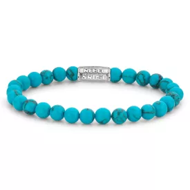   Rebel and Rose -Türkiz élvezet karkötő, unisex divatékszer - (RR-60015-S-XS)