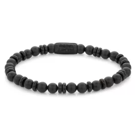   Rebel and Rose -Fekete variációk karkötő, unisex divatékszer - (RR-60107-B-S)