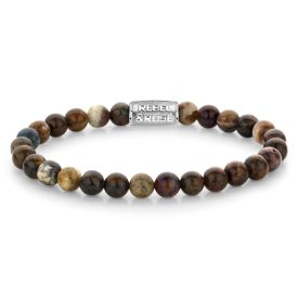   Rebel and Rose -Őszi sziklák féldrágaköves karkötő, unisex divatékszer - (RR-60126-S-XS)