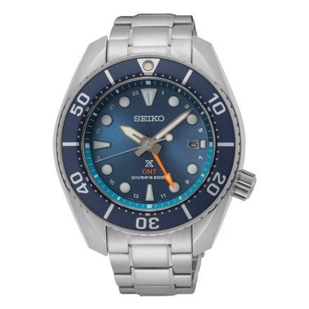 Seiko Prospex Solar GMT Sumo, férfi karóra - 45 mm - (SFK001J1)